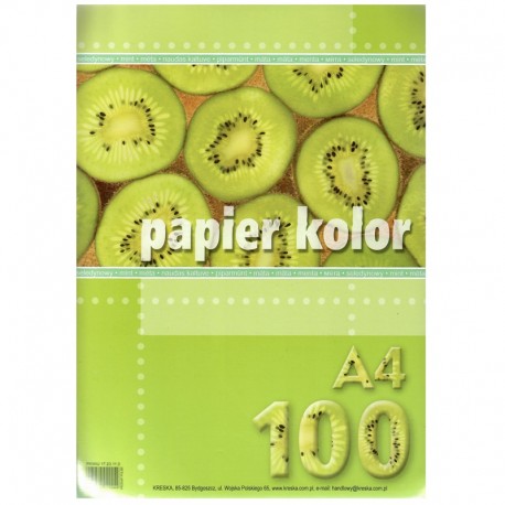 Papier ksero seledynowy A4/100k Kreska 