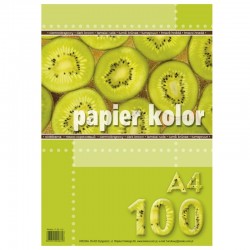 Papier ksero ciemnobrązowy A4/100k Kreska 