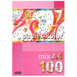 Papier ksero fluo mix A4/100k Kreska 
