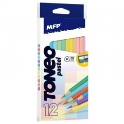 Kredki trójkątne pastelowe 12 MFP Paper Toneo 6300621