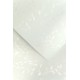Papier ozdobny A4/100g "Liana biały" Galeria Papieru 206501