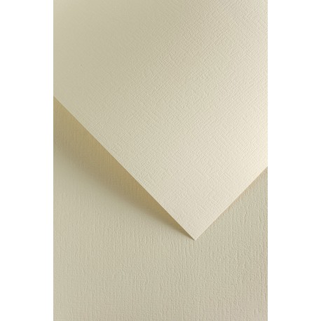 Karton ozdobny standard A4/230g "Czerpany kremowy" Galeria Papieru 201402