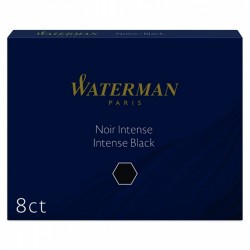 Naboje do piór wiecznych długie Waterman Black