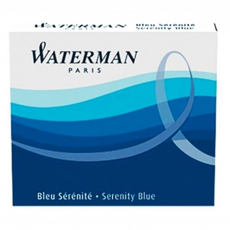 Naboje do piór wiecznych krótkie Waterman Blue