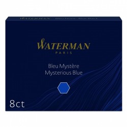 Naboje do piór wiecznych długie Waterman Blue-Black