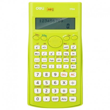 Kalkulator naukowy Deli 1710A Green Kalkulator naukowy Deli 1710A Green