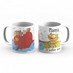 Kubek porcelanowy Mama O Wielkim Sercu