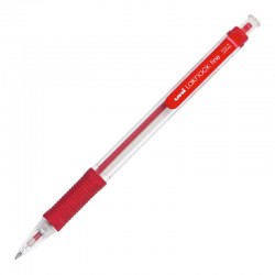 Długopis automatyczny Uni Laknock Fine SN-101 Red