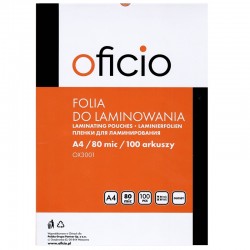 Folia do laminowania A4/100 Oficio OX3001