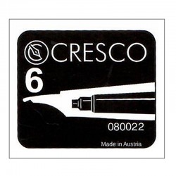 Naboje do piór wiecznych czarne Cresco 080022