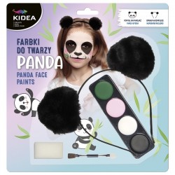 Farby do malowania twarzy Kidea Panda