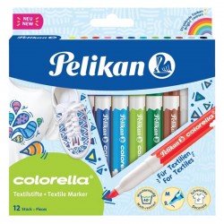 Markery do tkanin Pelikan Colorella 12