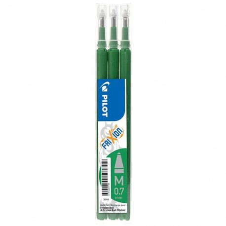 Wkłady do pióra kulkowego x3 Pilot Frixion Green