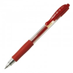 Długopis automatyczny żelowy Pilot G-2 Red