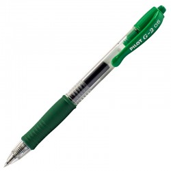 Długopis automatyczny żelowy Pilot G-2 Green