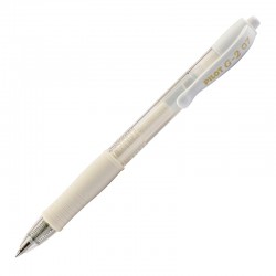 Długopis automatyczny żelowy Pilot G-2 Pastel White