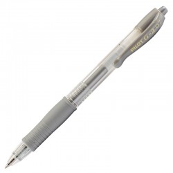 Długopis automatyczny żelowy Pilot G-2 Metallic Siver