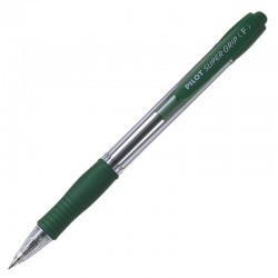 Długopis automatyczny olejowy Pilot Super Grip F Green