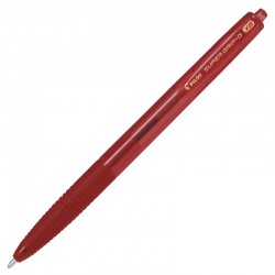Długopis automatyczny olejowy Pilot Super Grip XB Red