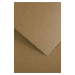 Karton ozdobny A4/230g "Kraft ciemnobeżowy" Galeria Papieru 204426