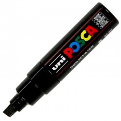 Marker z farbą plakatową Uni Posca PC-8K Black