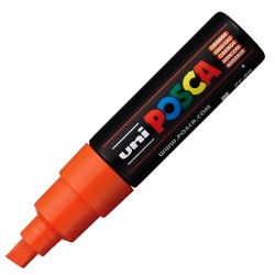 Marker z farbą plakatową Uni Posca PC-8K Orange