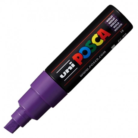 Marker z farbą plakatową Uni Posca PC-8K Violet