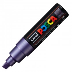 Marker z farbą plakatową Uni Posca PC-8K Metallic Violet
