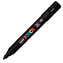Marker z farbą plakatową Uni Posca PC-5M Black