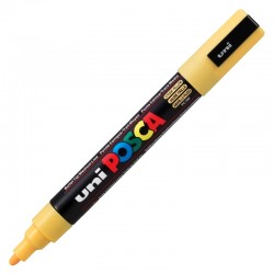 Marker z farbą plakatową Uni Posca PC-5M Straw Yellow