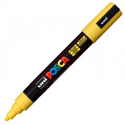 Marker z farbą plakatową Uni Posca PC-5M Yellow
