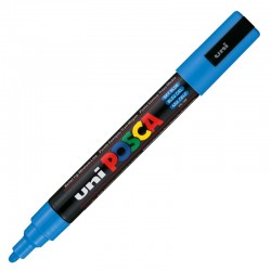 Marker z farbą plakatową Uni Posca PC-5M Sky Blue