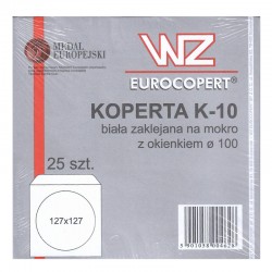 Koperty CD/100 białe z okienkiem Eurocopert K-10