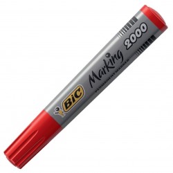 Marker permanentny Bic Ecolution 2000 Red