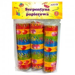 Serpentyny papierowe x3 Aliga SP-3467