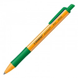Długopis automatyczny Stabilo Pointball Green 6030/36
