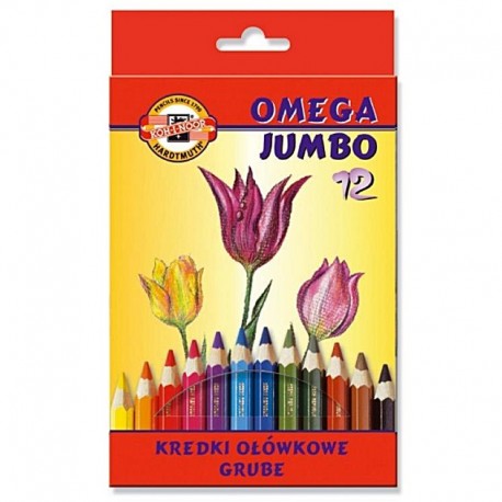 Koh-I-Noor "Omega Jumbo" kredki szkolne 12
