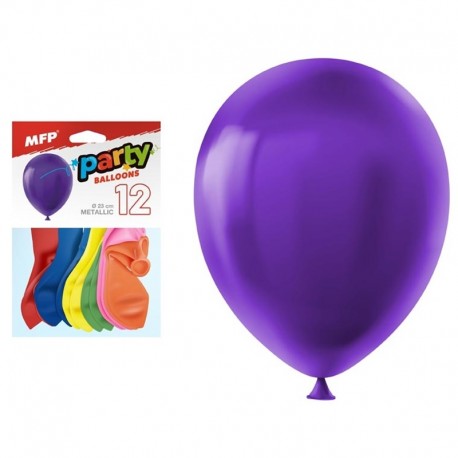 Balony "Metallic" x12 MFP 8000106