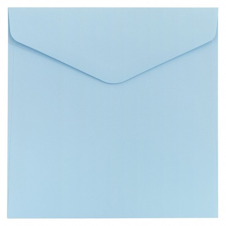 Koperty ozdobne kwadratowe KW160/10szt "Gładki niebieski" 130g Galeria Papieru 280328