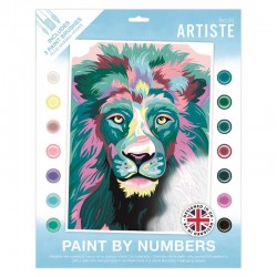 Kolorowanka numeryczna "Curageous Lion" DP Craft DOA-550716