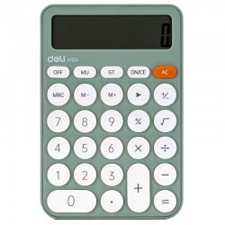 Kalkulator biurowy Deli M124 Green