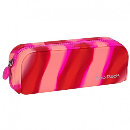 Piórnik silikonowy 1-komorowy Cool Pack Zebra - Pink Z11771