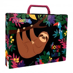 Teczka z rączką PP A4/5cm Colorino - Wildkid 36638PTR