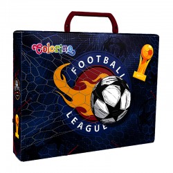 Teczka z rączką PP A4/5cm Colorino - Football 36126PTR
