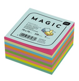 Notes samoprzylepny 75x75/225k Intedruk Magic Cube