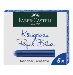 Naboje do pióra wiecznego Faber Castell Blue
