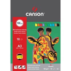 Canson blok techniczny kolorowy A-3