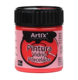 Farba do szkła i ceramiki czerwona Artix PP661-05