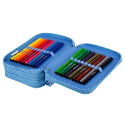 Piórnik 3-komorowy z wyposażeniem Cool Pack Jumper Daisy Sun