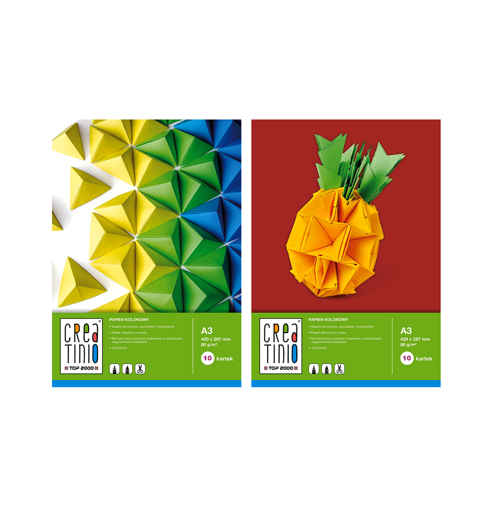 Papier kolorowy A3 Top-2000